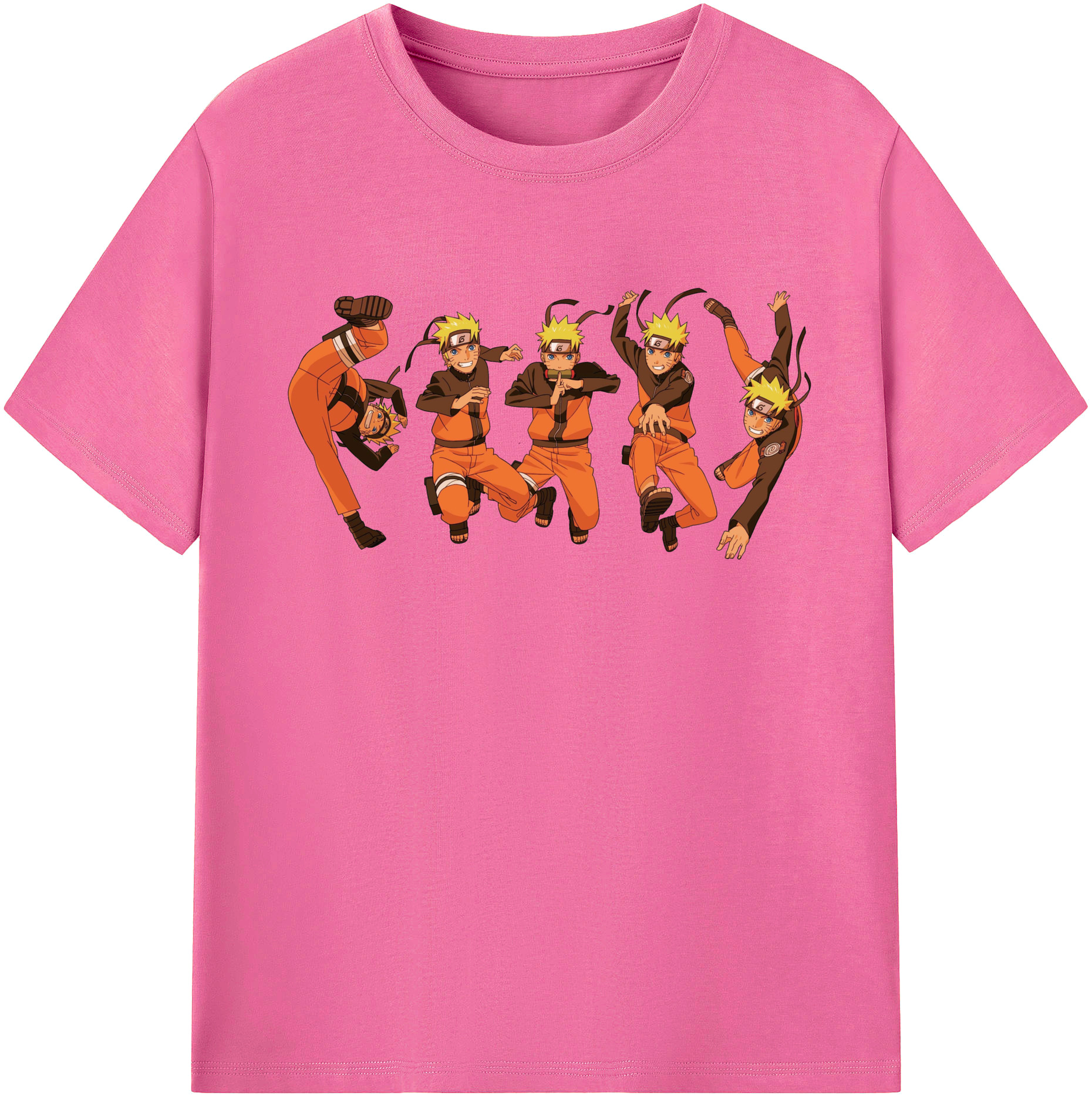 （画像用） NARUTO -ナルト- うずまき ナルト Uzumaki Naruto レディースカジュアルプリントTシャツ（綿100％）